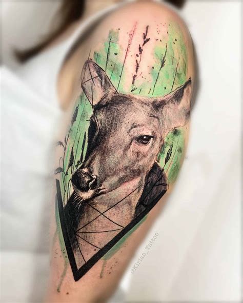 Share More Than 72 Geometric Deer Tattoo Ineteachers
