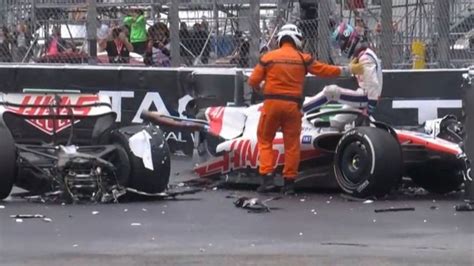 Los Accidentes De Schumacher Complican La Vida A Haas Tecnotvhn