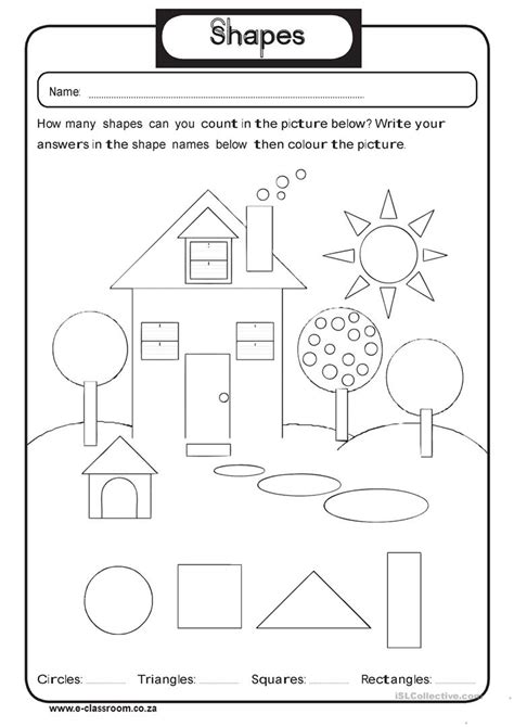 Geometry Shapes English Esl Worksheets For Distance Learning And