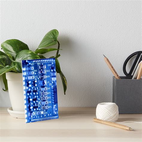 Circuit Board Art Board Print For Sale By Hlehnerer Redbubble