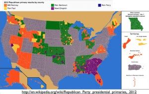 Republican Primary Results By County GeoCurrents