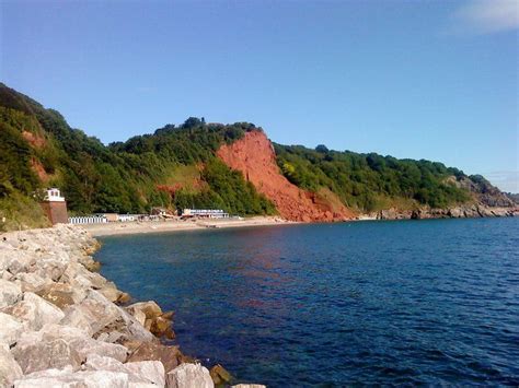 Beautiful Oddicombe Beach Near Babbacombe And St Marychurch South