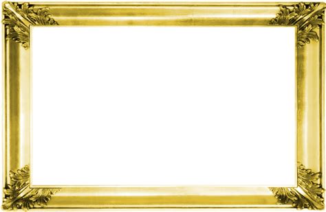 Golden Frame Png Picture Png Arts