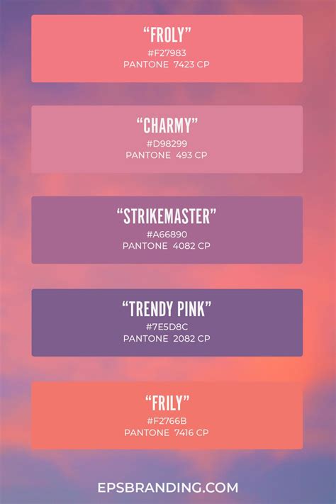 17 Beautiful Pink Color Palettes Eps Branding Color Palette Pink