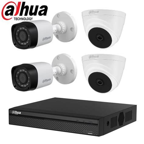 Dahua 4 Channel Full Hd 1080p Cctv System Package With 4 Unit Cameras