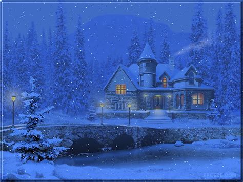 48 Free Animated Snowy Christmas Wallpaper Wallpapersafari
