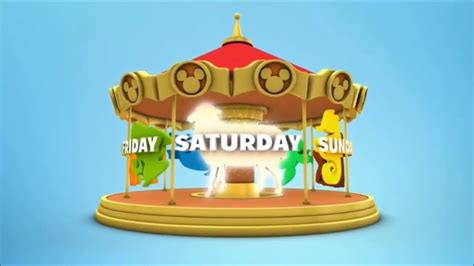 Disney Junior Merry Go Round Ident Saturday Youtube
