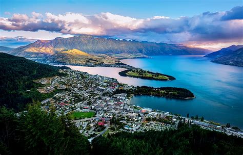 Fotos von Neuseeland Queenstown Von oben Städte
