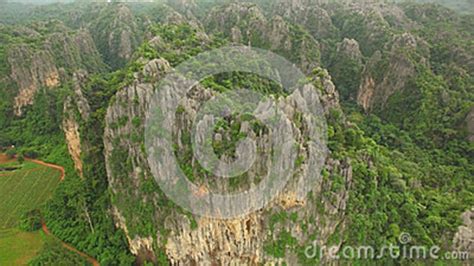 Limestone Mountain In Thailand Stock Image Image Of Beauty Rice