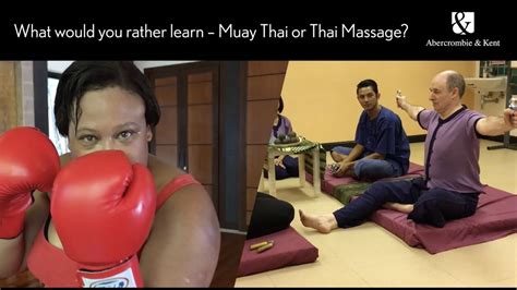 Thai Massage Vs Muay Thai Boxing We Learn New Traditional Crafts In Phuket Youtube