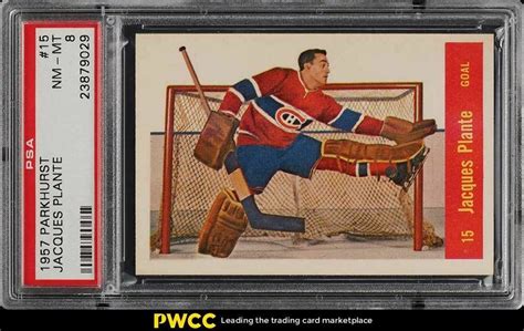 Auction Prices Realized Hockey Cards 1957 Parkhurst Jacques Plante