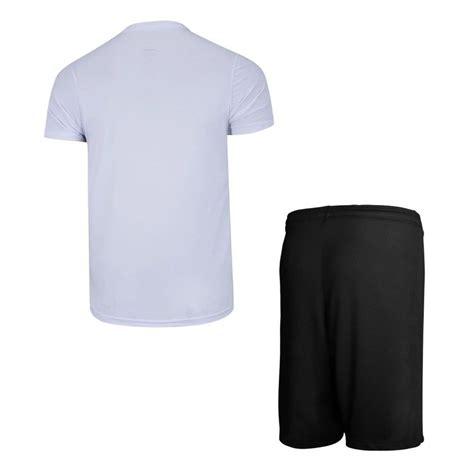 Kit Penalty X Camiseta Calção Masculino Branco