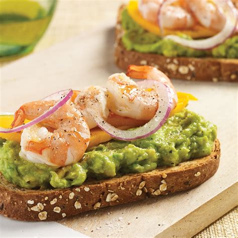 Shrimp and Avocado Toast Recipe from H-E-B
