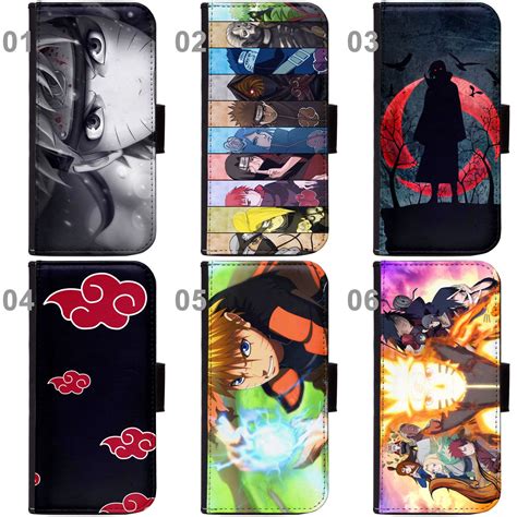Case88 Design Anime Series Naruto Collection A Phone Case Flip Cover