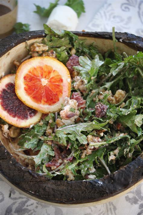 Baby Kale Farro Salad With Creamy Balsamic Vinaigrette