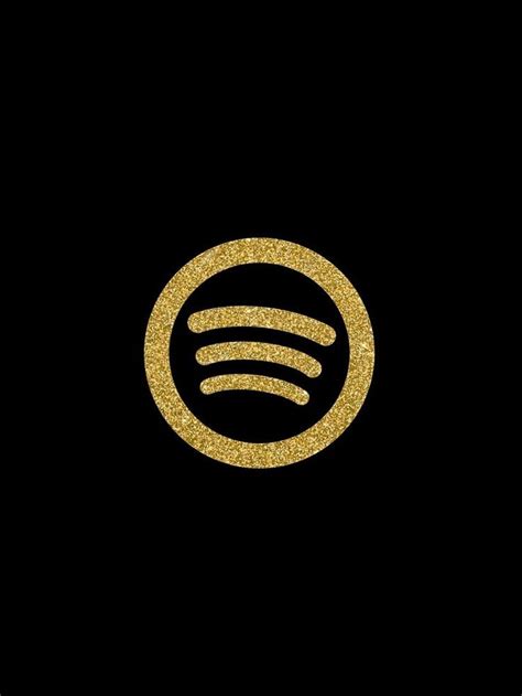 Spotify Gold App App Icon Design Ios App Icon Design