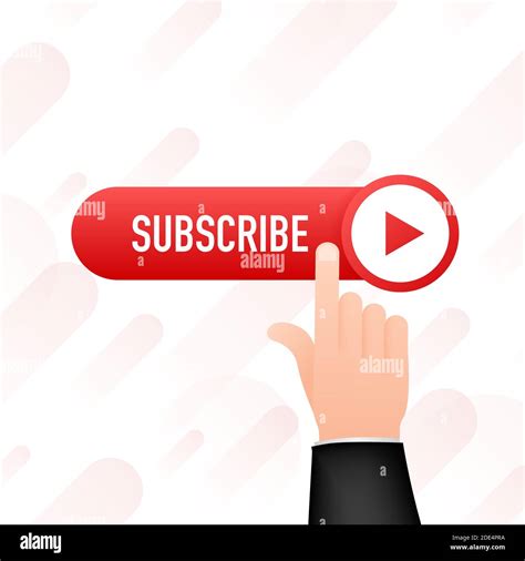 Subscribe Button Template With The Notification Bell On Laptop News