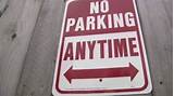 Pictures of Illegal Parking Signs