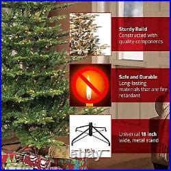 Puleo International Pre Lit Aspen Fir Artificial Christmas Tree Lights Christmas Decor