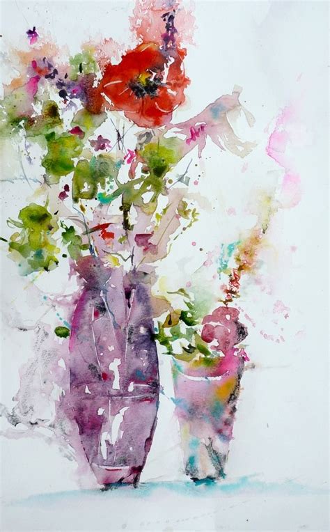 Gentil coquelicot mesdames, gentil coquelicot nouveau pour illustrer la comptine gentil coquelicot le dessin nous montre un bouquet de coquelicots. Le bouquet au coquelicot | Art floral, Peintures florales, Aquarelle fleurs