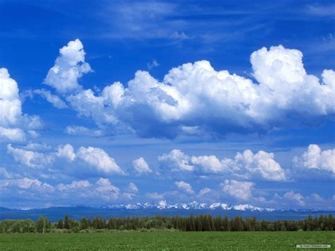 47 Blue Sky And Clouds Wallpaper