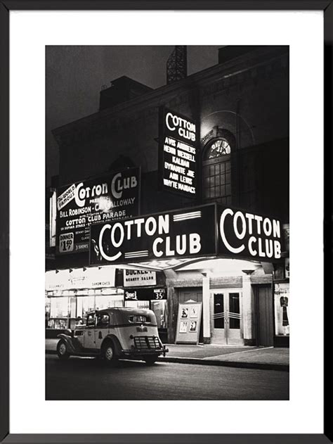 Le Cotton Club à Harlem New York 1938 Bill Posters