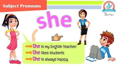 Video lesson: subject pronouns | www.elt-els.com