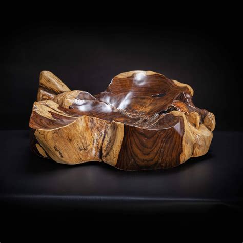 Rosewood Carved Talon Bowl Decora Loft