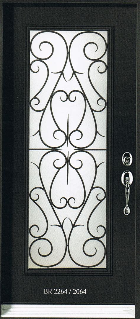 Bristol Wrought Iron Door Insert Randals Wrought Iron And Stained Glass