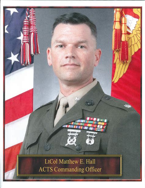 Ltcol Matthew E Hall