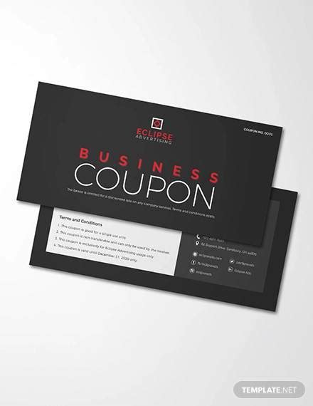 Free 41 Printable Coupon Design Templates In Ai Indesign Ms Word