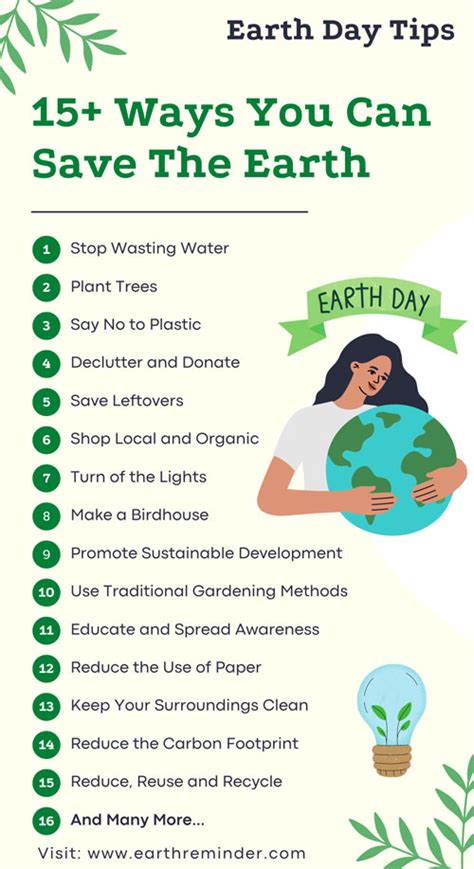 Easy Earth Day Tips To Save Earth In Earth Reminder