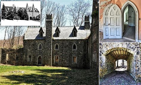 Eerie Photos Show Abandoned Castle In Forests Of New York Daily Mail