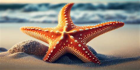 Premium Ai Image Starfish On The Beach Wallpapers