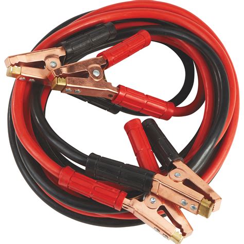 Strongway Heavy Duty Jumper Cables With Nylon Bag — Copper Clad Aluminum 20ftl 1 Gauge