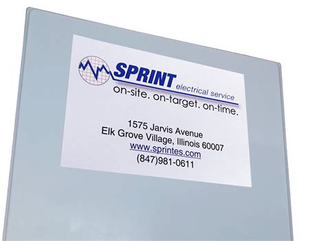 Sprintpanelsign Sprint Electrical Services