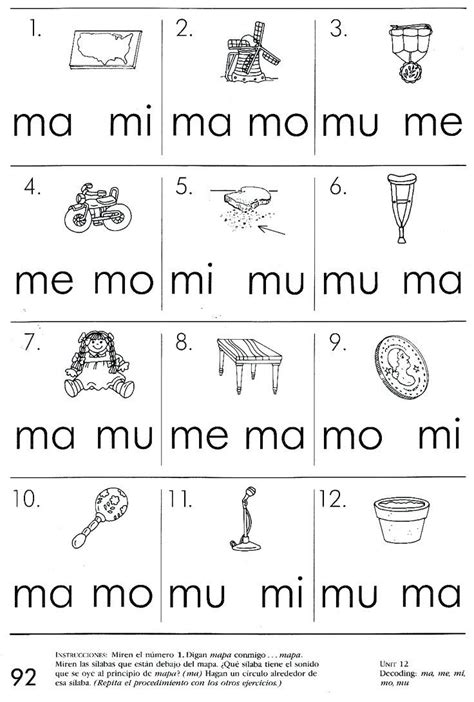 Ma Me Mi Mo Mu Worksheets The Best Preschool Writing Bilingual Education Speech And Language