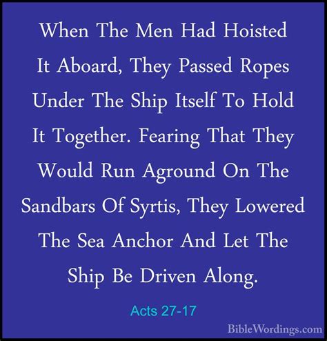 Acts 27 Holy Bible English