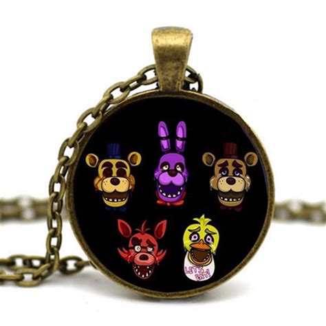 Fnaf Five Nights At Freddys Necklace Mangle Fnaf Foxy Bonnie Chica