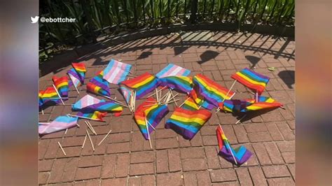 Pride Flags Vandalized Suspects Wanted For Damaging Flags At Stonewall National Monument In