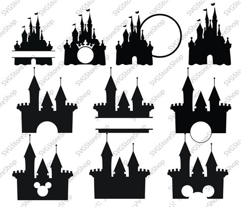 Cinderella Svg Cinderella Castle Svg Disney Svg Magic Kingdom Images
