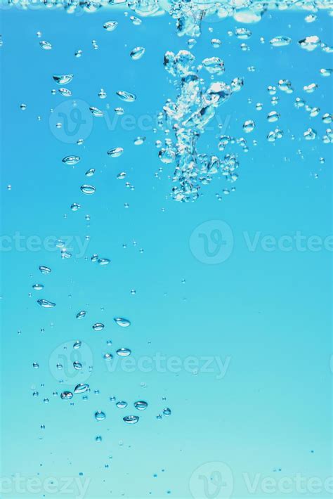 Abstract Background Image Of Bubbles In Water Clean Water With Water