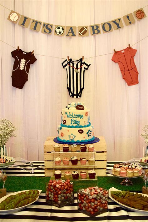 Sports Themed Baby Shower A Day In The Lalz
