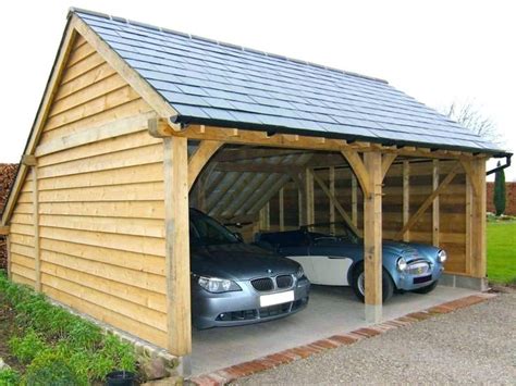 Oak garages with rooms above and upper floors. timber frame carport oak frame carports oak framed ...