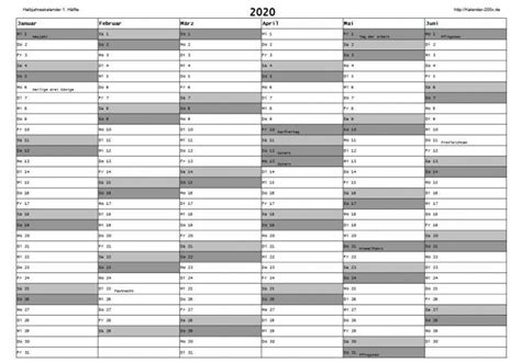 Kalenderpedia bietet ihnen viele vorlagen. Kalender 2020 mit Feiertagen Download | Freeware.de