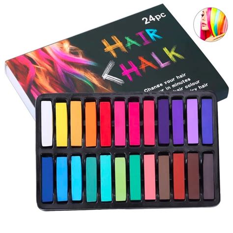 Buy Temporary 24 Colors Crayons For Hair Non Toxic