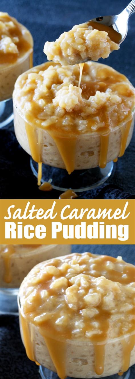 Salted Caramel Rice Pudding Cafe Delites
