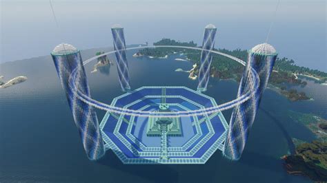 Pin De Walfisch Em Minecraft Ocean Megabase Construção De Minecraft
