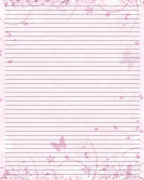 Free Printable Stationery Paper With Lines Printable Templates