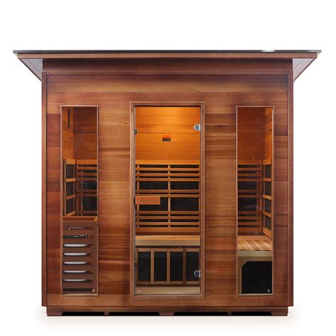 5 Person Outdoor Hybrid Sauna With Slope Roof Diamond Series